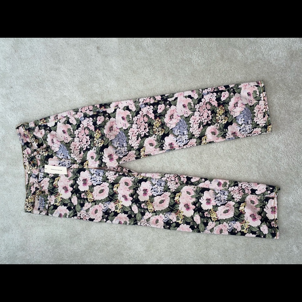 NET Rebecca Taylor Floral Jeans